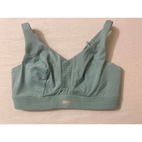 Panache 32DD Sports Bra Ultra Perform Non Padded Wired Women Sportswear 5022 NWT - Picture 1 of 7